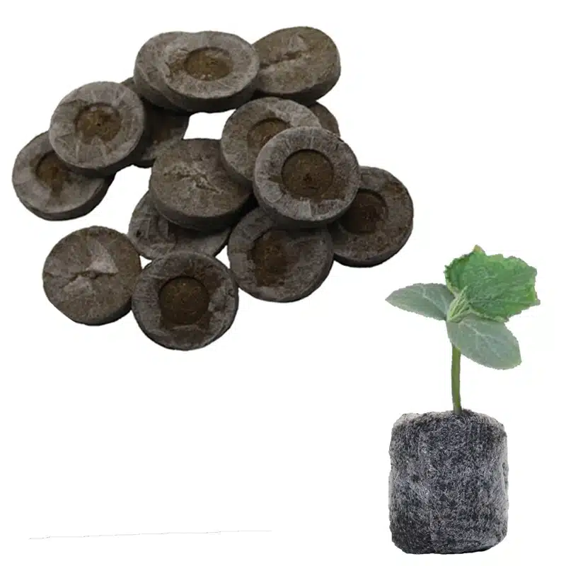 8pcs Nursery Soil Block Garden Flowers Planting The Soil Block Plant Seedlings Peat Cultivate Block Seed Migration Tools 31