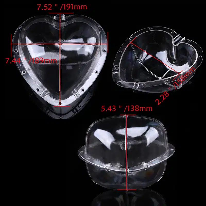 WHISM Big Size Plastic Clear Heart Square Watermelon Growing Mold Transparent Fruit Growth Forming Shaping Mould Garden Supplier 13