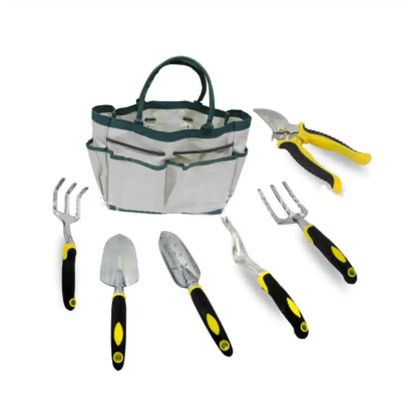 7 in 1 Multipurpose Gardening Tools Set for Men / Women Aluminum Alloy Gardening Tools Canvas Bag 1