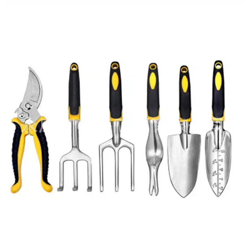 7 in 1 Multipurpose Gardening Tools Set for Men / Women Aluminum Alloy Gardening Tools Canvas Bag 2