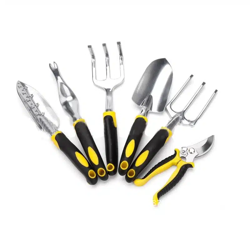 7 in 1 Multipurpose Gardening Tools Set for Men / Women Aluminum Alloy Gardening Tools Canvas Bag 4