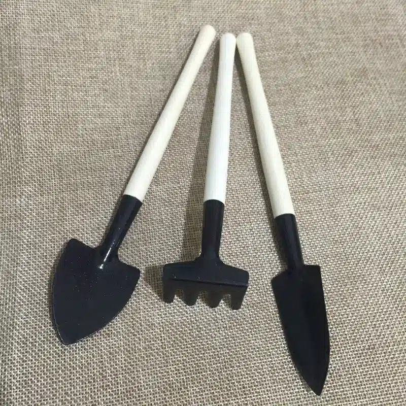 14 Pieces Transplanting Tools Mini Garden Hand Tools Succulent Tools Miniature Planting Gardening Tool Set 4