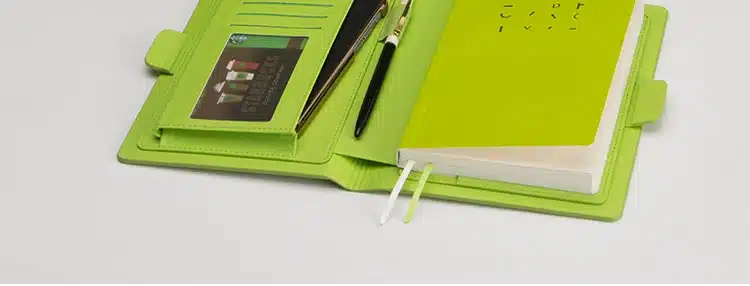 Small And Fresh Simple Business Notebookleather Notebook Hardcover Diary 9