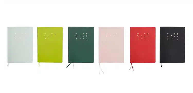 Small And Fresh Simple Business Notebookleather Notebook Hardcover Diary 13