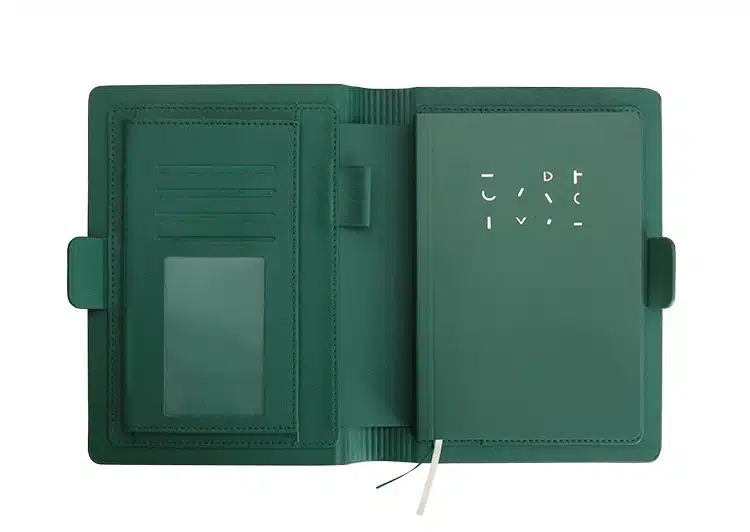 Small And Fresh Simple Business Notebookleather Notebook Hardcover Diary 17
