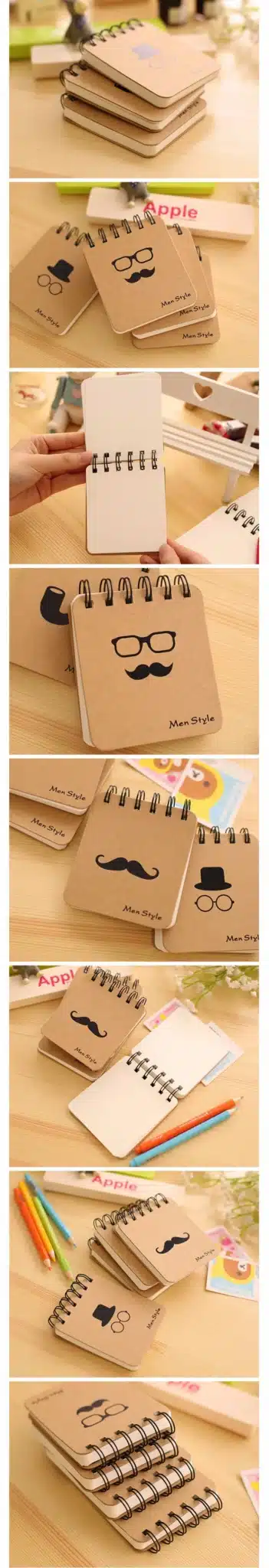 Jonvon Satone Korean Stationery Vocabulary Words Notebook Planner Creative Notepad Diary Office Student Notebook Diary Planner 2