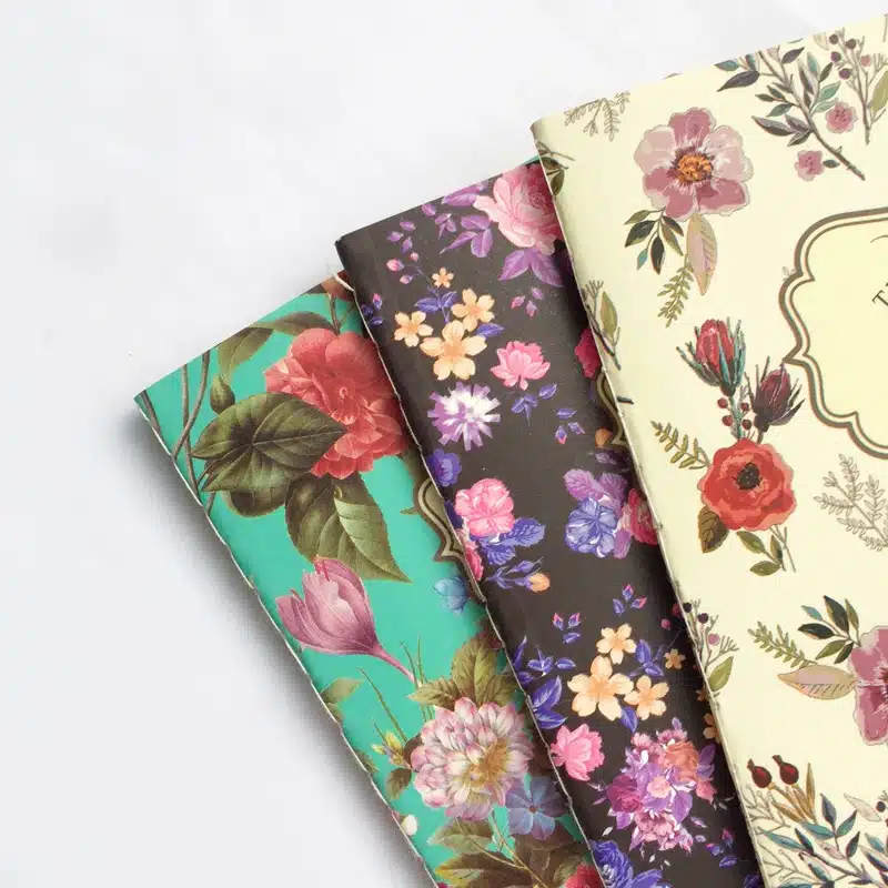20 Sheets Romantic Flower Garden blank Kraft Paper Notebook To Do List School Office Supply Student Stationery 10