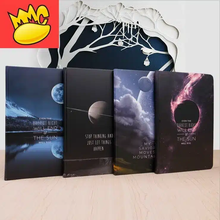 "Sky Night" Journal Diary Hard Cover Lined Planner School Study Notebook Memo Agenda Notepad Stationery Gift 17