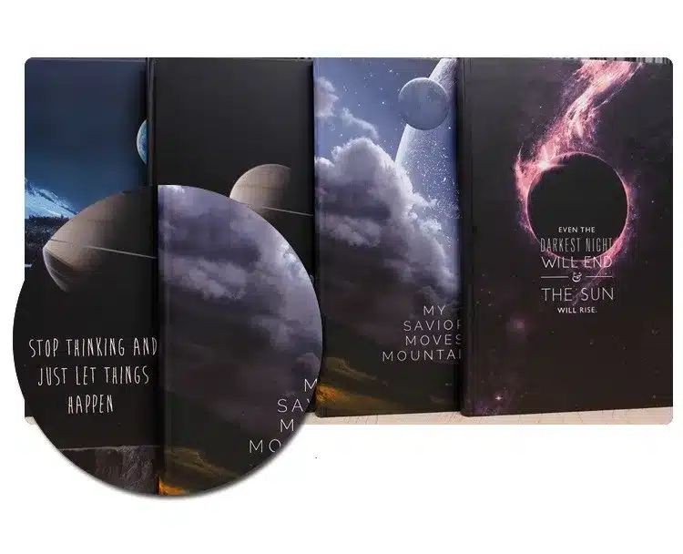 "Sky Night" Journal Diary Hard Cover Lined Planner School Study Notebook Memo Agenda Notepad Stationery Gift 20