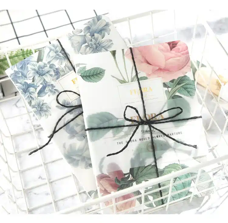 New Blank Vintage Sketchbook Diary Drawing Painting Retro flora flower Notebook paper Sketch Book Office School Supplies Gift 10