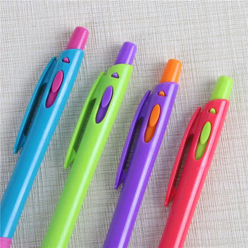 10 Pcs/lot Cute 0.7mm Ballpoint Pen Blue Ink Office Accessories Material Escolar Writing Supply Mark Ball Pen Stationery 14
