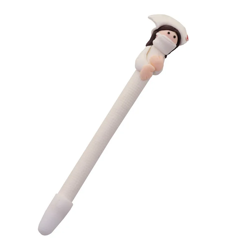 Nurse Appearance Ballpoint Pen 0.5mm Pen Tip Black Refill School Student Stationery Office Writing Pen Gift Pen 18