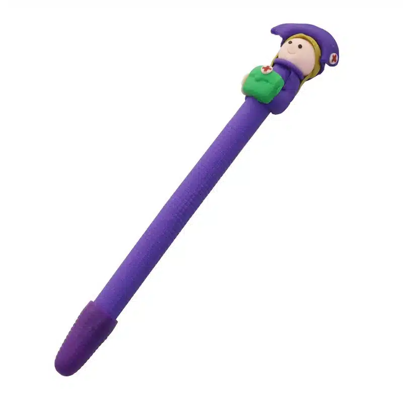 Nurse Appearance Ballpoint Pen 0.5mm Pen Tip Black Refill School Student Stationery Office Writing Pen Gift Pen 22