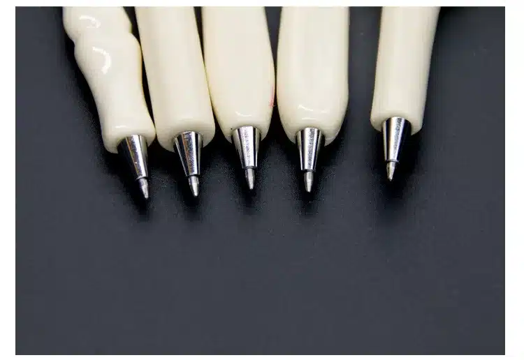 5 pcs/lot Novelty Bone Shape Ballpoint Pen 0.7mm Blue Ink Refill Writing Ball Pens School Office Stationery Gifts Supplies 14