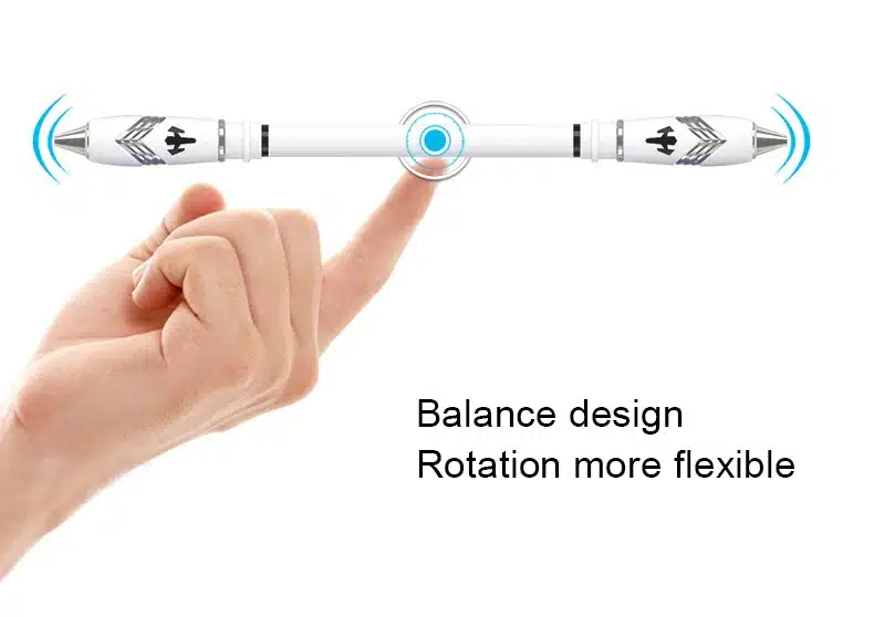 Zhigao school stationery V16 Spinning Pen Gaming Ballpoint Pen Non Slip Coated Spin Rolling Pen Blue Ink Finger Playing Pen 16