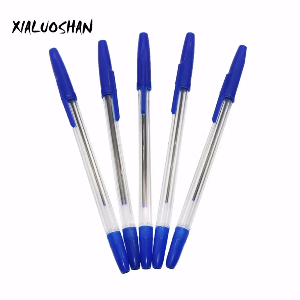 10 Pcs/lot Bullet Ballpoint Pen Ball-point Pen 0.7mm Blue Ink Dedicated Novelty Gift Zakka Material Office School Supplies 7
