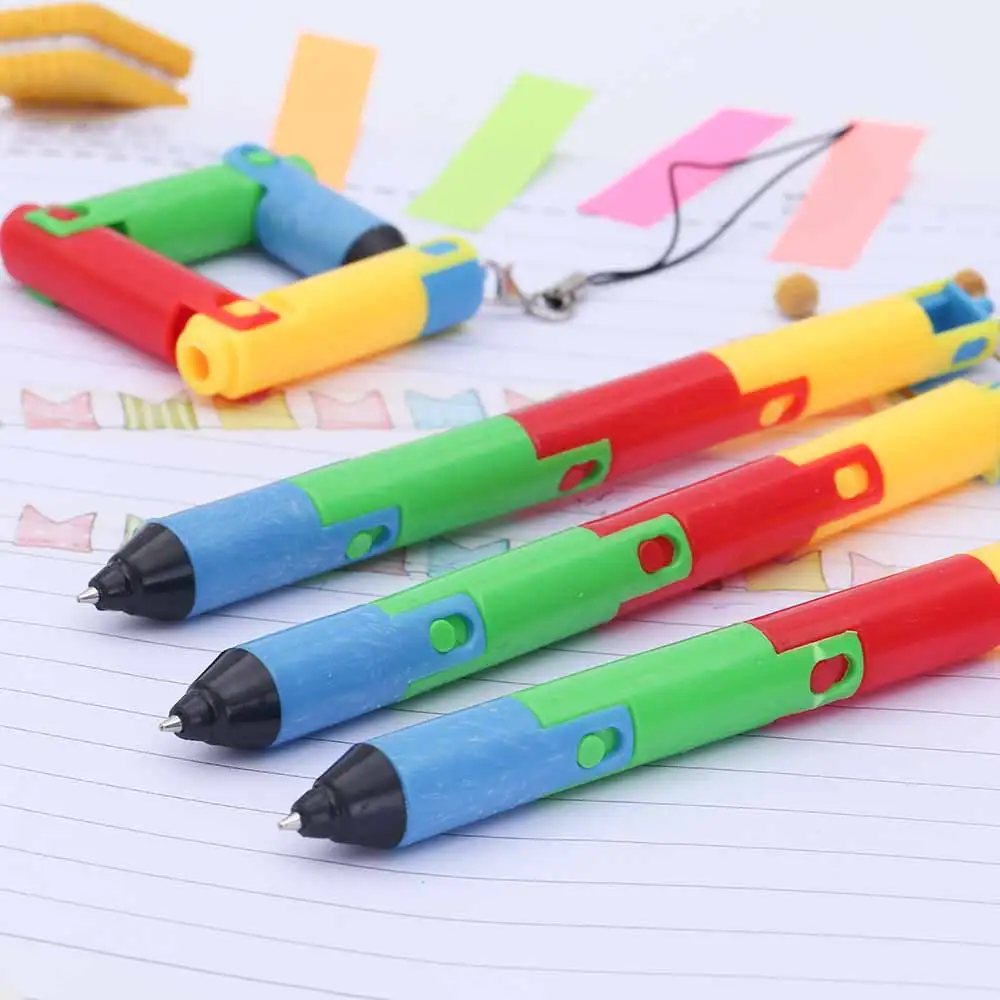TOMTOSH Foldable Ballpoint Pen Stitch Pen Wholesale Bend Pen Creative Student Prize Item Pen 5