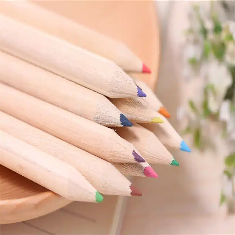 12Pcs/Box Mini Crayons Pencils Creative Stationery Cute Bear Pencils For School Girl Boy Colored Pencils YOUE SHONE 4