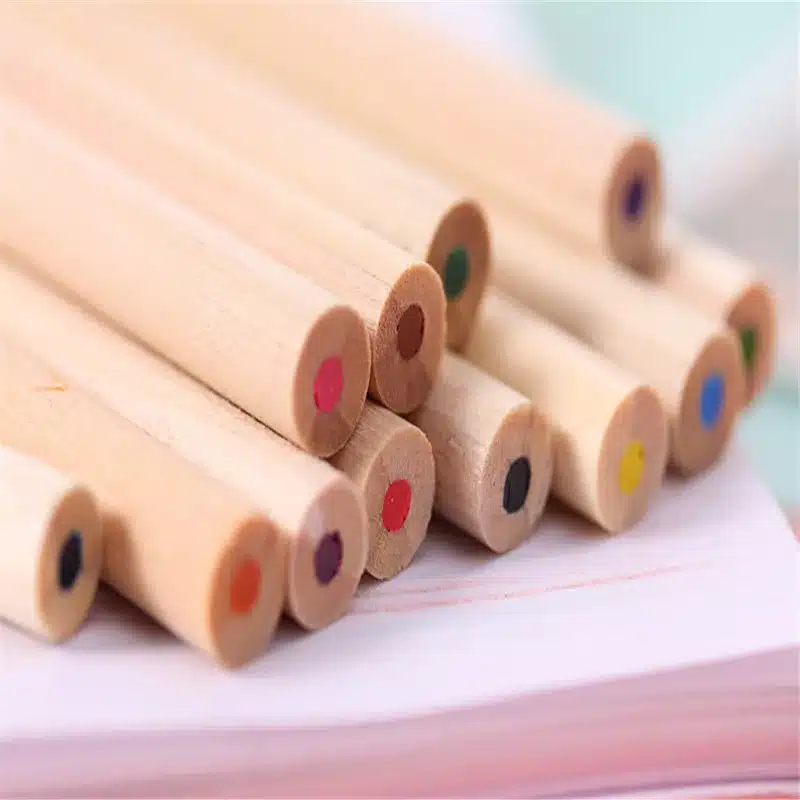 12Pcs/Box Mini Crayons Pencils Creative Stationery Cute Bear Pencils For School Girl Boy Colored Pencils YOUE SHONE 7