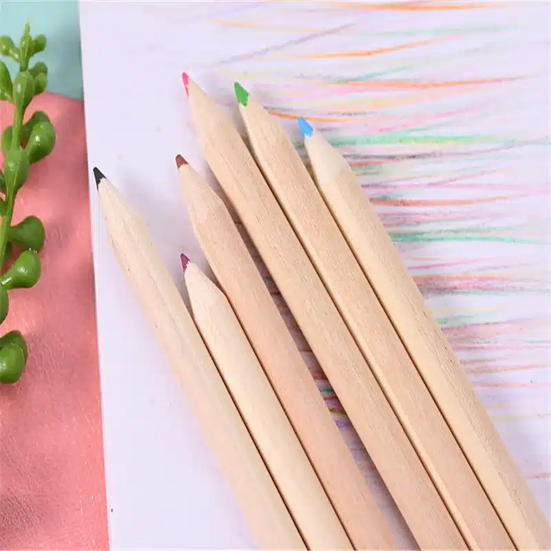 12Pcs/Box Mini Crayons Pencils Creative Stationery Cute Bear Pencils For School Girl Boy Colored Pencils YOUE SHONE 8