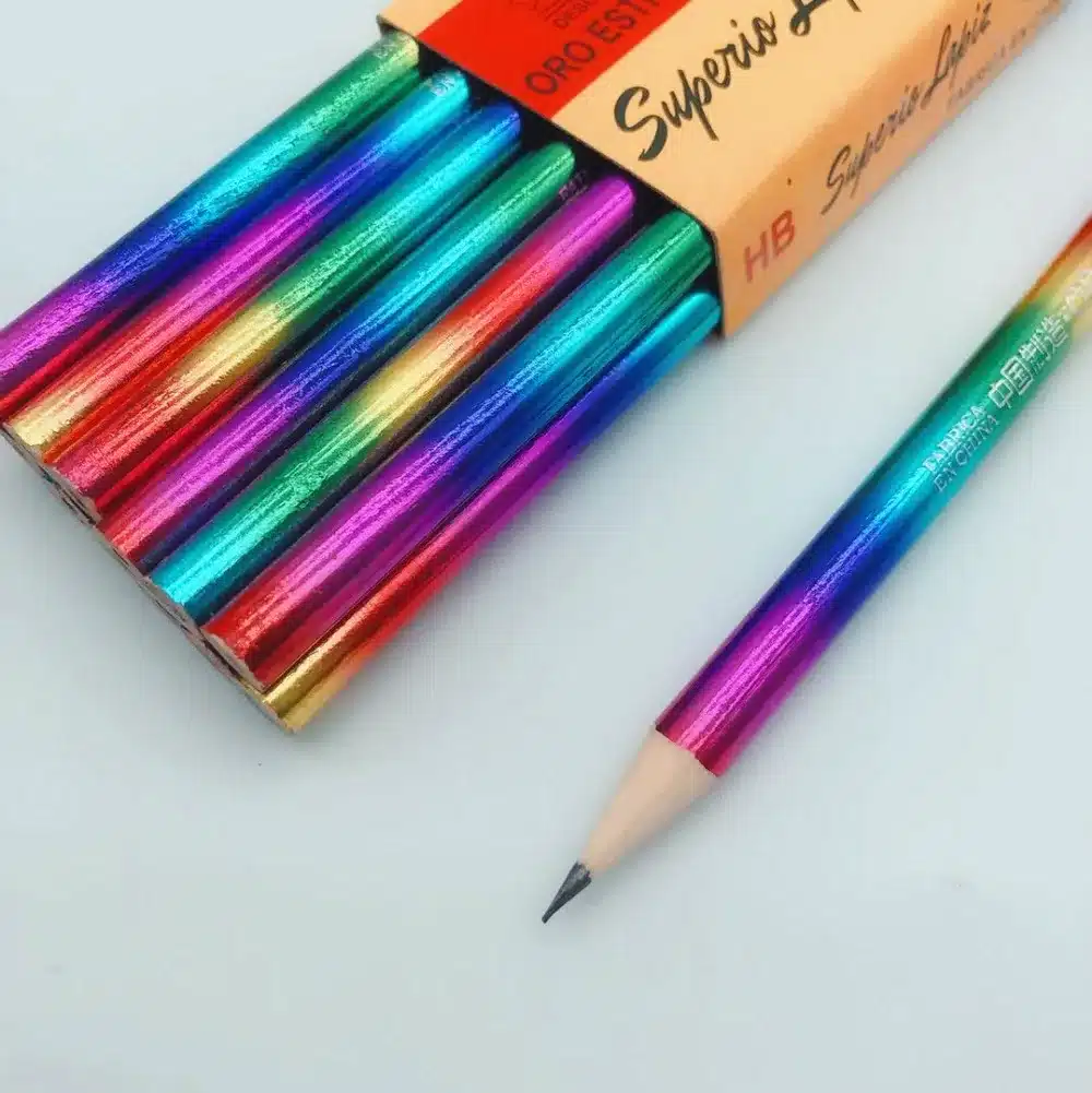 Beautiful pencil wooden HB pencil environmental protection pencil learning office sketch pencil 5