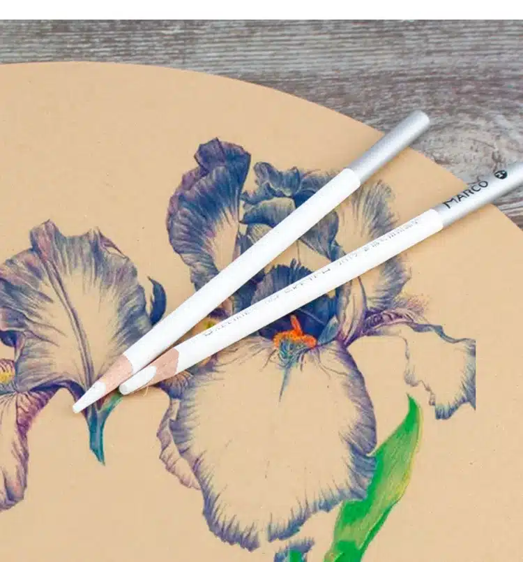 1Piece Art Soft Drawing Pencils Standard Brown/White Professional Sketching Painting Pencils For Student School Art Supplies 5