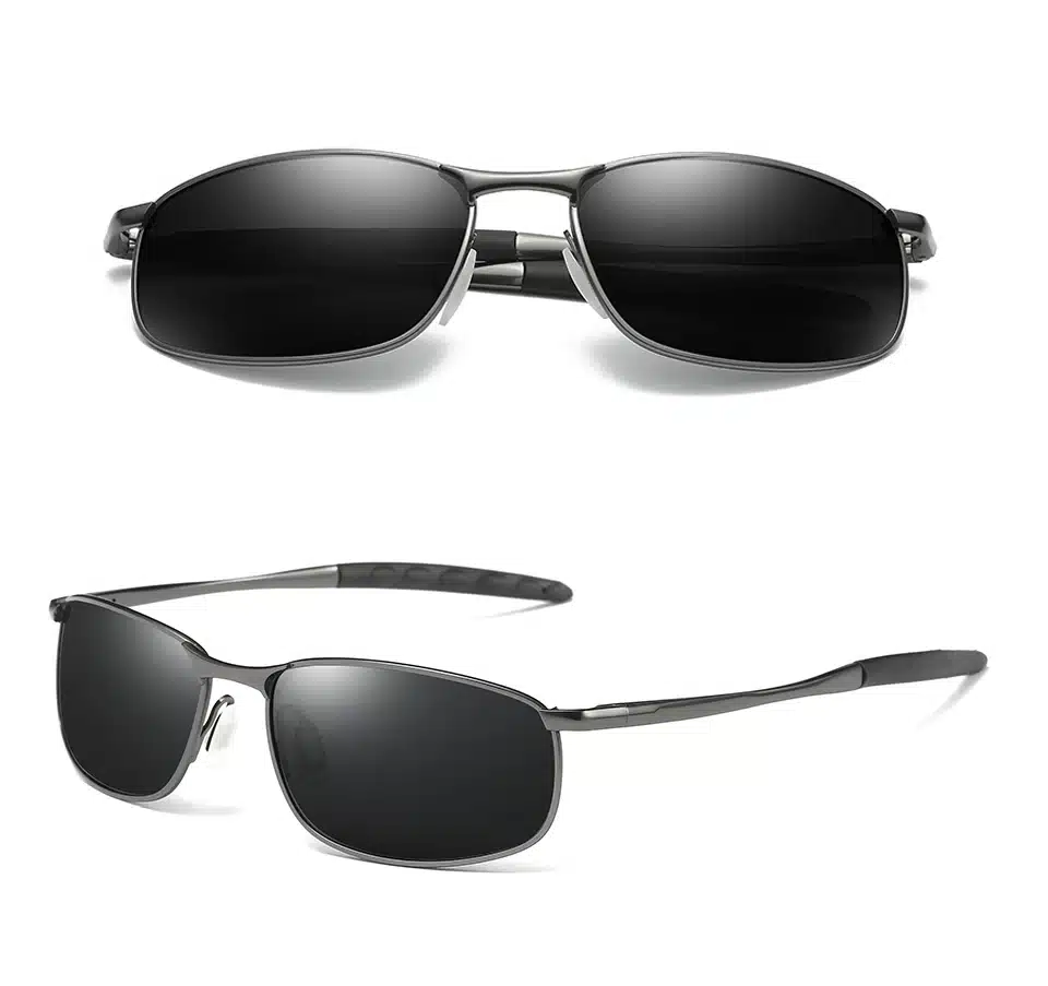 VCKA Polarized Sunglasses Men Brand Designer Rectangle Rectangle Sunglass Mens Driving Sun Glasses oculos de sol UV400 Eyewear 7