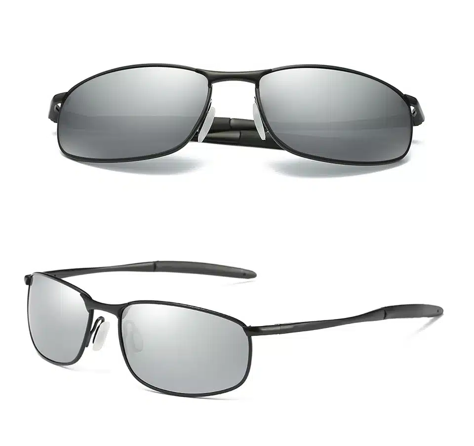 VCKA Polarized Sunglasses Men Brand Designer Rectangle Rectangle Sunglass Mens Driving Sun Glasses oculos de sol UV400 Eyewear 11