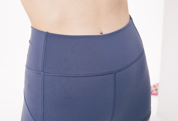Coloravlue Soft Nylon Fitness Jogger Shorts Women High Waist Solid Sport Workout Shorts Slim Tummy Control Gym Athletic Shorts 30