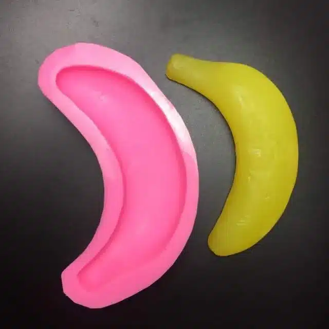 DIY Handmade soap molds Craft Art Silicone Soap mold Fruit Banana candle molds sugar craft tools silicone mold chocolate mould 3