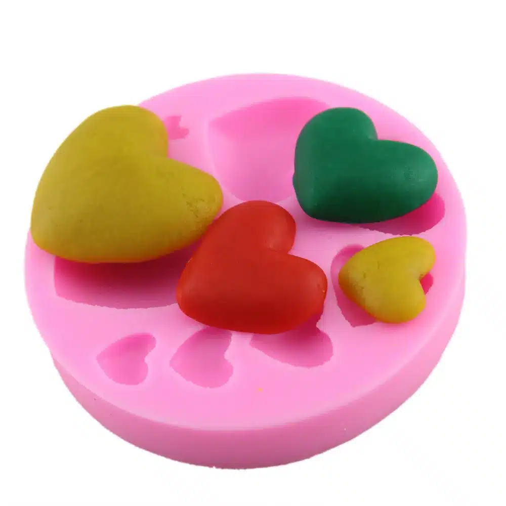 Luyou Luyou DIY Many Love Shaped 3D Silicone Cake Fondant Mold, Cake Decoration Tools, Soap, Candle Moulds For Kitchen FM084 10