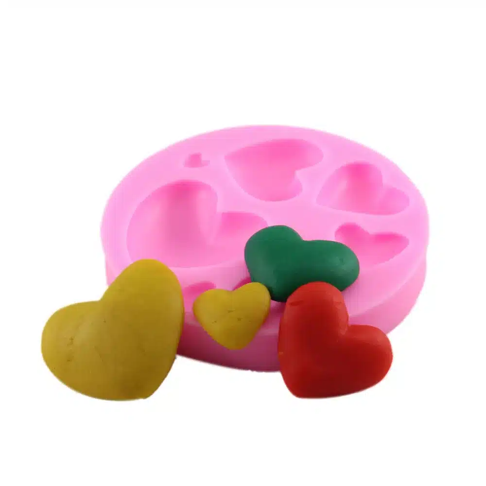 Luyou Luyou DIY Many Love Shaped 3D Silicone Cake Fondant Mold, Cake Decoration Tools, Soap, Candle Moulds For Kitchen FM084 15