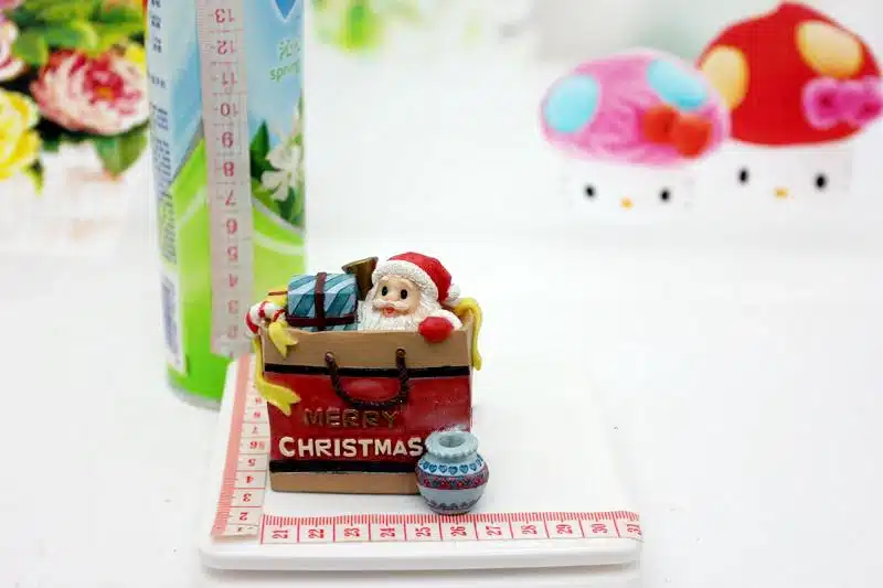 Silica gel silicone mold Christmas 3d Bag of Santa Claus and gifts candles mold handmade soap molds for Christmas decoration 1