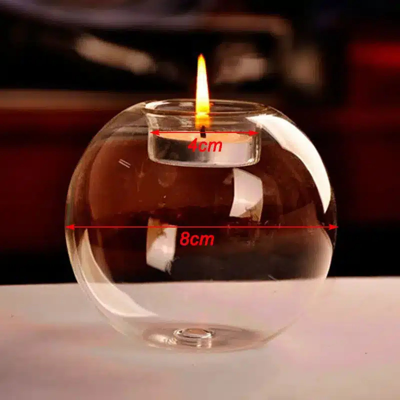 Portable Hot Sale Classic Crystal Glass Candle Holder Wedding Bar Party Home Decor Candlestick #80847 22
