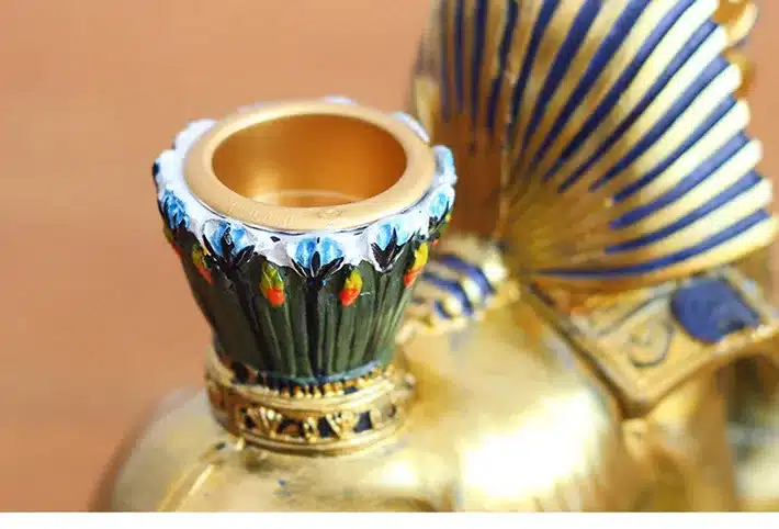 Egypt Candle Holders Resin Figurines Anubis Sphinx Home Decoration Candlestick 15