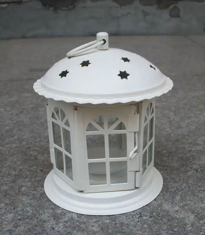 Moroccan Decor Antique Iron Star House Candlestick European Romantic Wedding Candle Holder Lantern Retro Home Decoration Sconce 17