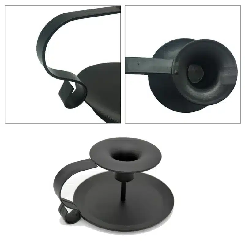 Vintage Retro Style Classic Look Taper Candlestick Holder Iron European Style Candlestick Stand Candle Holder 2