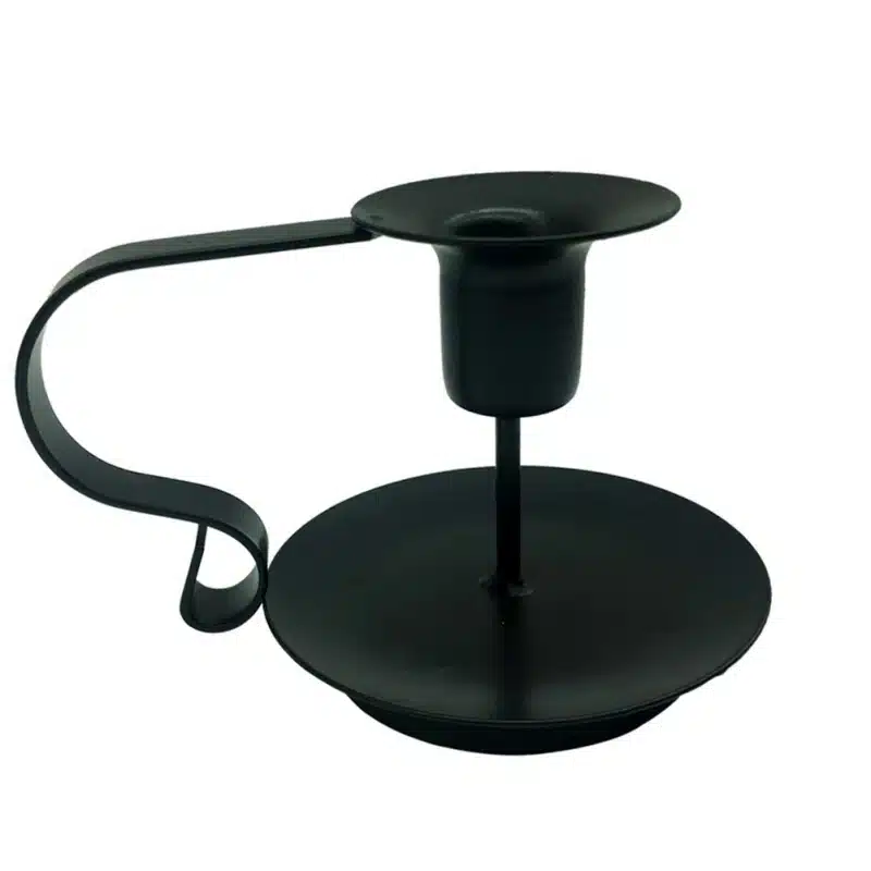 Vintage Retro Style Classic Look Taper Candlestick Holder Iron European Style Candlestick Stand Candle Holder 4