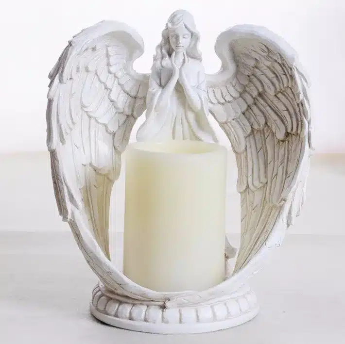 Vintage Candlestick Angel Candle Holders Retro Home Decor Ornament Room Wedding Decoration ElimElim 12