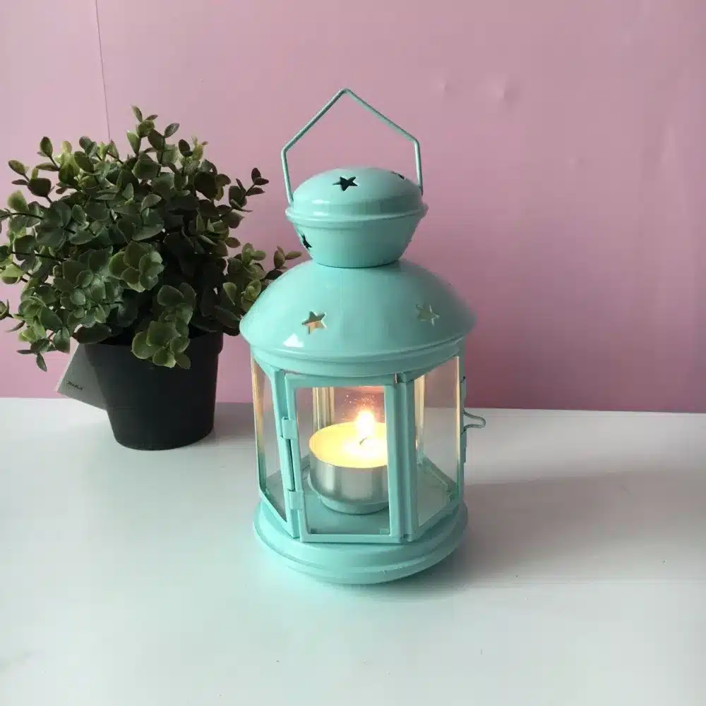 1PC New European Iron Candlestick Star Pendant Lantern Decorations Models Candle Holder ME 012 4