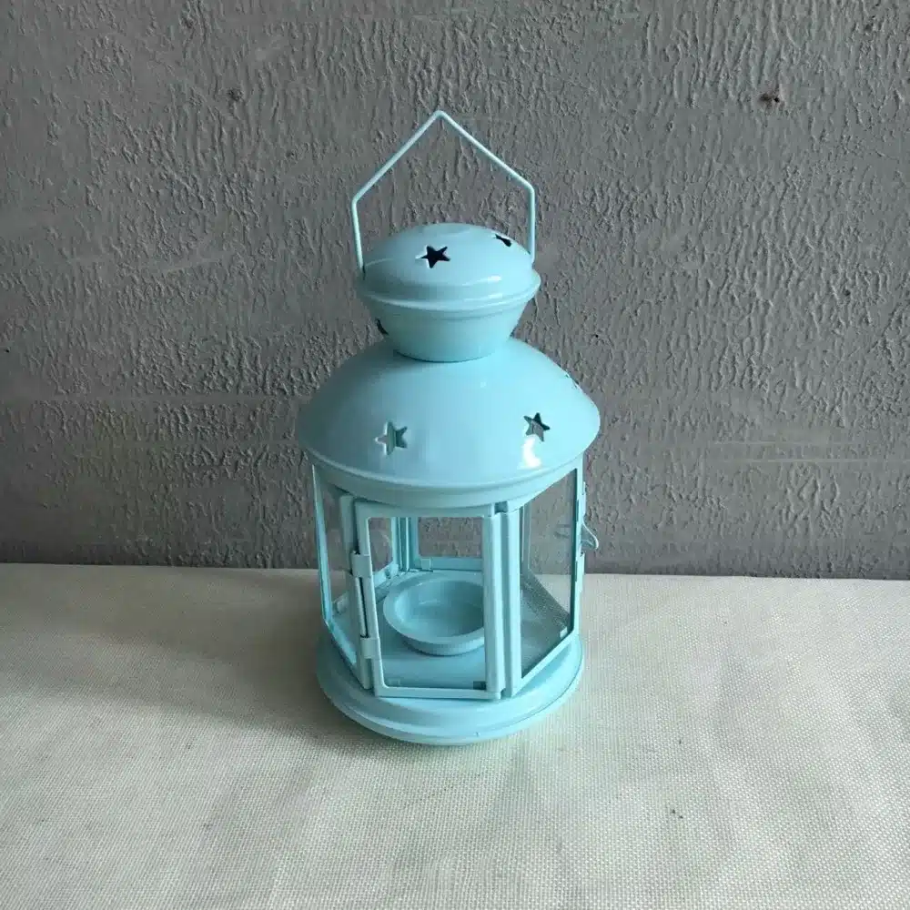 1PC New European Iron Candlestick Star Pendant Lantern Decorations Models Candle Holder ME 012 5
