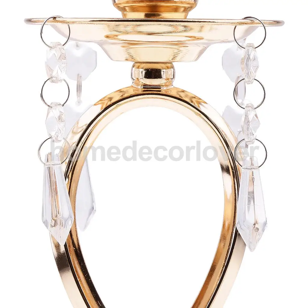 Wedding Holiday Party Tealight Candle Holder Candelabra 3-Arm Wedding Party Table Centerpiece Home Decor 11