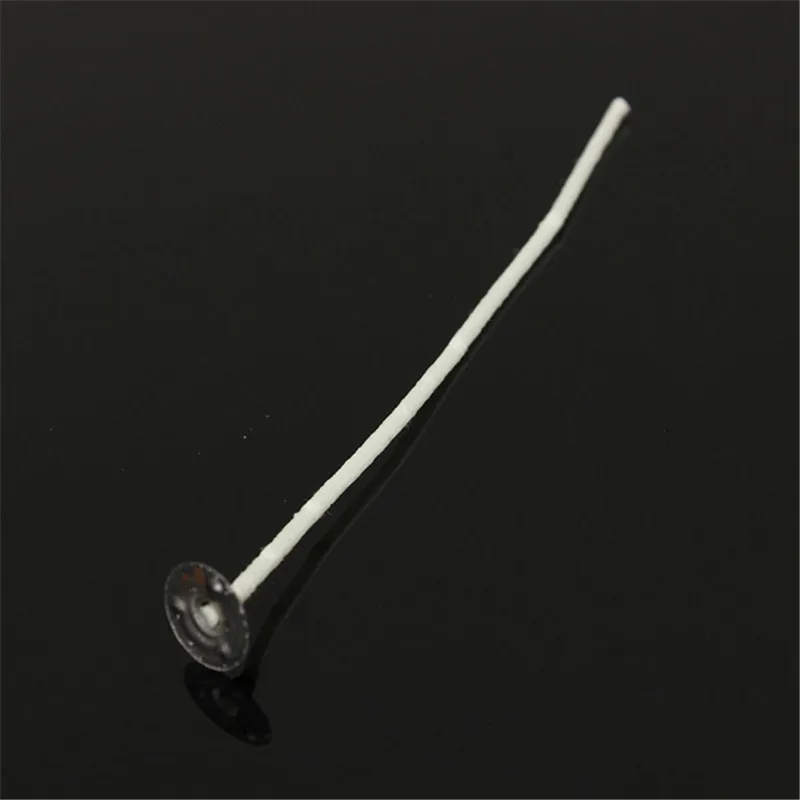 100Pcs/set 120mm Candle Wick Pre Waxed Candle Wick With Sustainers Cotton Coreless Candle Wicks Cotton Making Material 7