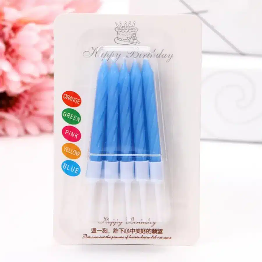 10pcs/lot Coloful Birthday Candles Christmas Birthday Party Cake Decorations Wedding Baby Shower New Year Decorations Candle 15