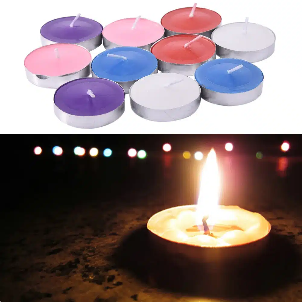 Flameless Candles Light For Wedding Decoration Romantic Party Holiday Smoke Scented Tasteless Tea Candles 9