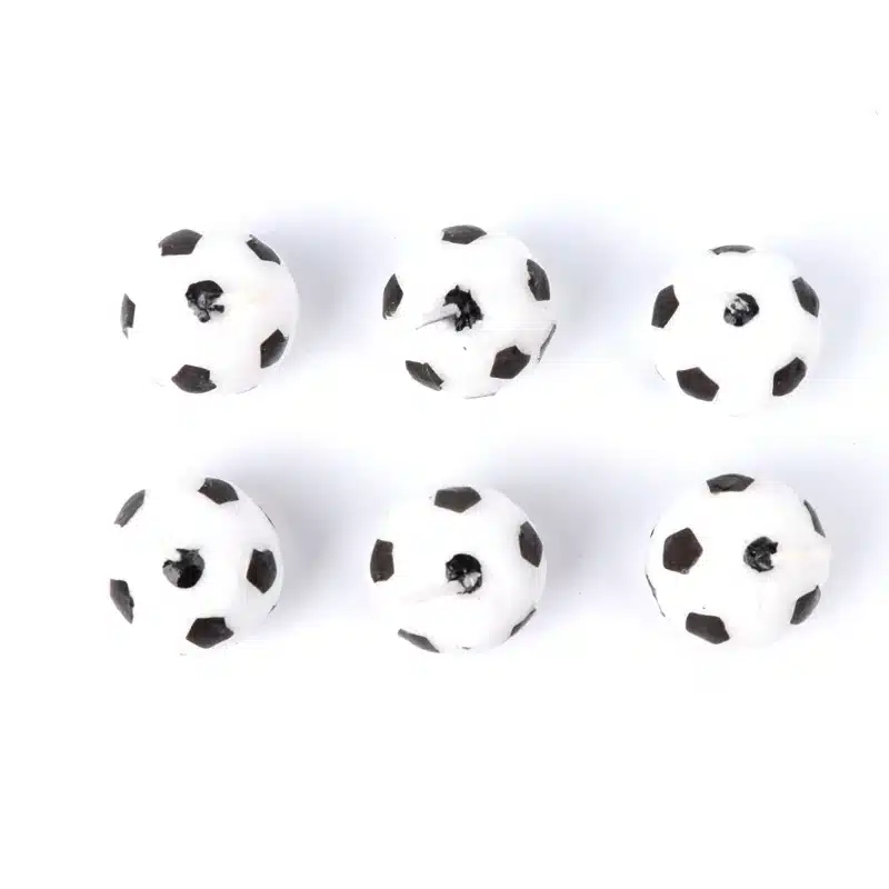 Newest 6Pcs/Set Soccer Ball Football Birthday Party Cake Candles Decorations Supplies Tool 9