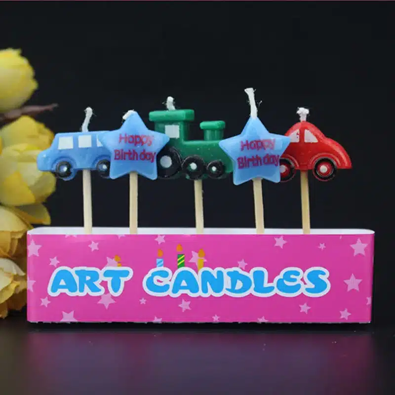Home Decor Cartoon Craft Cake Topper Candles Children Party Safe Flames Festivals Birthday Candle Kid Gift 11