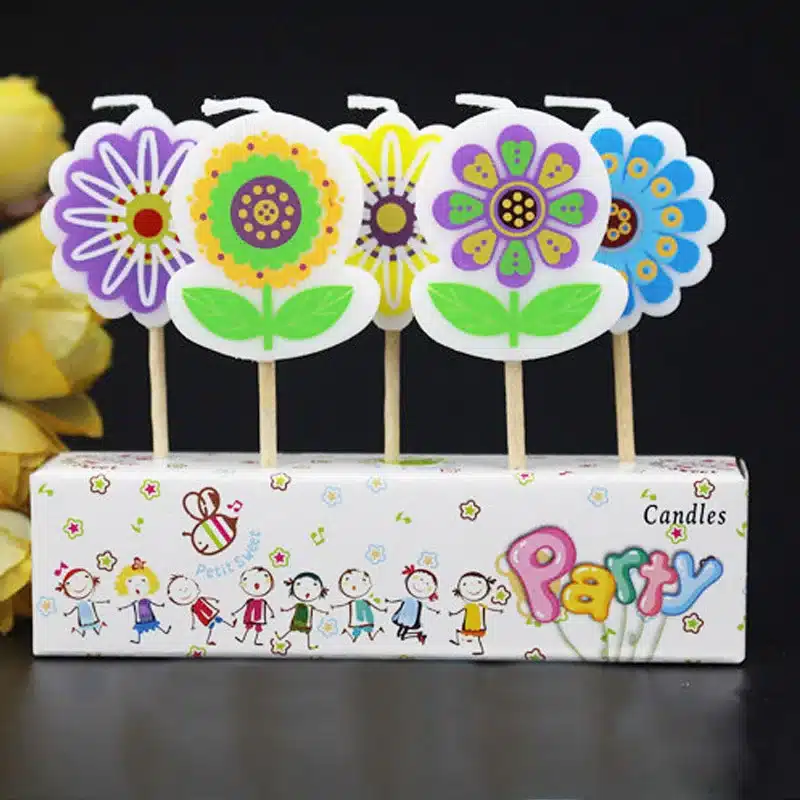 Home Decor Cartoon Craft Cake Topper Candles Children Party Safe Flames Festivals Birthday Candle Kid Gift 14