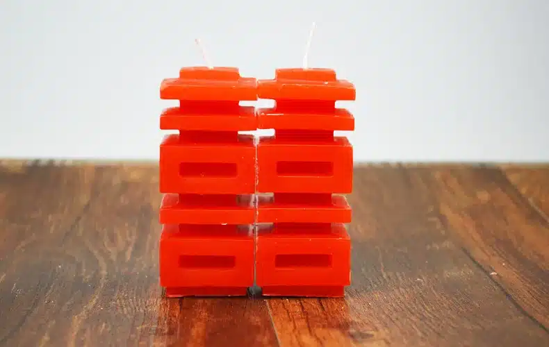 1 Pair Joyful Red Double Happiness Smokeless Candles Jubilant Wedding Supplies Romantic Bridal Chamber Candle Light for 48 Hours 15
