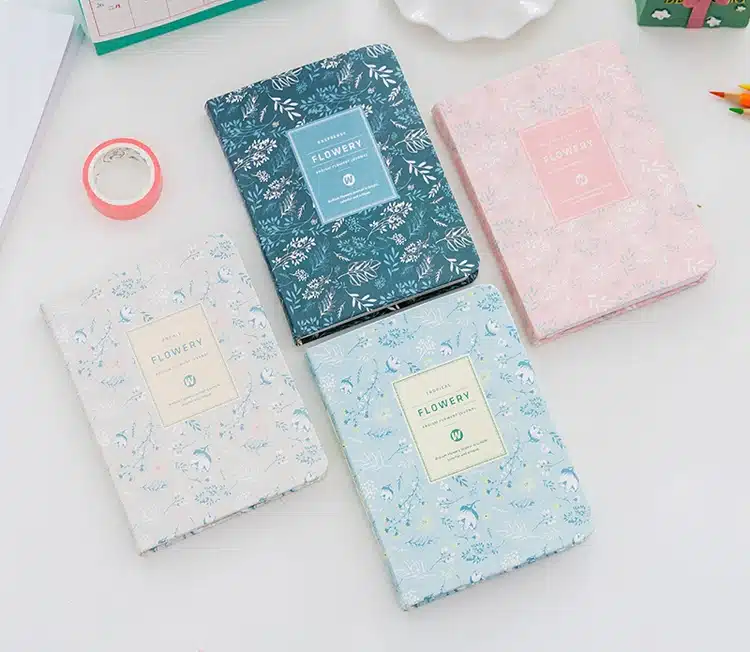 2019 Korean Kawaii Vintage Flower Schedule Yearly Diary Weekly Monthly Daily Planner Organizer Paper Notebook A6 Agendas 11